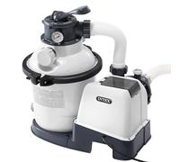 Intex 55225 - Depuradora de Arena Krystal Clear 5.700 L/H, depuradora piscina arena, filtro piscina, bomba piscina, Para piscinas desmontables de hasta 29.100 L., 6 funciones y sistema de bloqueo