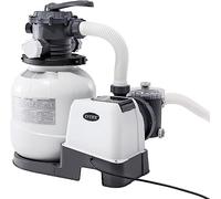 Intex 55226 - Depuradora de Arena Krystal Clear 7.900 L/H, depuradora Piscina Arena, Filtro Piscina, Bomba Piscina/para Piscinas Desmontables de hasta 37.800 L., 6 Funciones y Sistema de Bloqueo