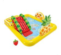 INTEX 57158 - Centro de juegos frutas con tobogán y pulverizador, Multicolor