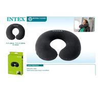 INTEX- Almohada de viaje hinchables inflable 36X30X10CM Cojin cervical hinchables para cuellos tejidos suaves y comodos de calidad