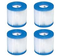 Intex Cartucho de filtro de repuesto para piscina tipo H - 29007P (4 filtros)