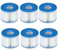 Intex Cartuchos de Filtro Tipo S1 Easy Set para Piscina, Paquete de 6