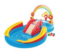 Intex Piscina hinchable Rainbow Pool Multicolor 297 x 193 x 135 cm