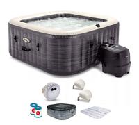 Intex Cuadrada Greystone Deluxe 28450NP - Ø173x71 cm - Piscina de hidromasaje spa