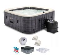 Intex Cuadrada Greystone Deluxe 28452NP - Ø193x71 cm - Piscina de hidromasaje spa
