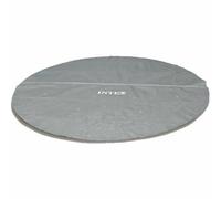 Intex Cubierta de burbujas reforzada para piscinas Redonda Ø 4,57 m Gris