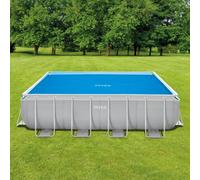 INTEX Cubierta de piscina solar de polietileno azul 378x186 cm
