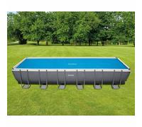 INTEX Cubierta de piscina solar de polietileno azul 716x346 cm