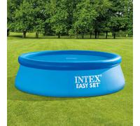 INTEX Cubierta de piscina solar polietileno azul 206 cm