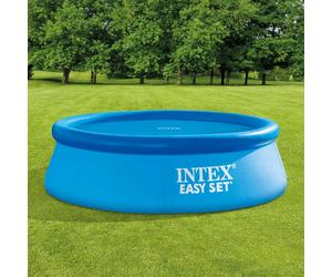 INTEX Cubierta de piscina solar polietileno azul 206 cm