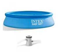 Intex Easy Set 28108NP - Ø244x61 cm - Piscina hinchable + Bomba de filtro 30 W