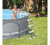 INTEX Escalera de seguridad para piscina 4 peldaños 122 cm