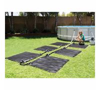 INTEX Esterilla calefactora solar PVC negro 1,2x1,2 m