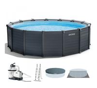 Intex Graphite Grey Panel 26384NP - Piscina Redonda