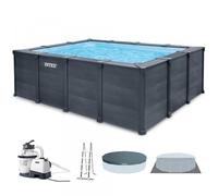 Intex Graphite Grey Panel 26396NP - Piscina desmontable