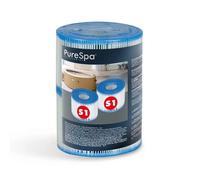 Intex Lote 2 Cartuchos para Spa Pure Spa INTEX, Fibra Dacron, Fáciles de Limpiar