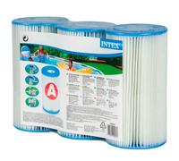 Intex Lote 3 Cartuchos de Filtro A Fibra Dacron para Depuradora 2 m³/h - 5.7 m³/h