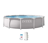 Piscina desmontable redonda prism frame 3,6 metros con depuradora