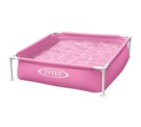 Intex Piscina Elevada De Marco Cuadrado Acero 122x122x30 Cm