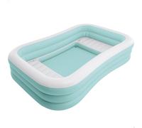 INTEX Piscina hinchable infantil azul y blanco