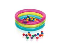 Intex Pools Piscina hinchable infantil Multicolor Ø86 cm Alto 25 cm con 50 bolas, incluye parche, +1 año