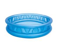 Intex Piscina Inflable Redonda Blanda 1.88x0.46m para Niños y Familias con 3 Cámaras de Aire y Drenaje
