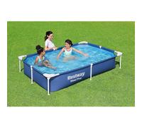 Intex-Piscina Rectangular Desmontable; Piscina Small Frame 220 x 150 x 60 cm;260 x 160 x 65 cm;300 x 200 x 75 cm; Color Azul