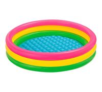 Intex PLUSHOME Piscina Hinchable Redonda para Infantil Niños Minnie Mickey Spiderman PVC Ø114 x 25 cm,136 l