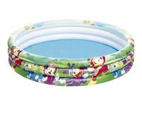 Intex PLUSHOME Piscina Hinchable Redonda para Infantil Niños Minnie Mickey Spiderman PVC Mickey Mouse 122X25 Cm,140 L