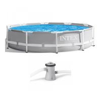 Intex Prisma Frame 26702NP - Ø305x76 cm - Piscina Redonda + Bomba de filtro 45 W