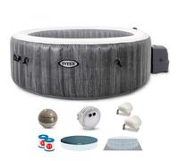 Intex Redonda Greywood Deluxe 28440EX - Ø196x71 cm - Piscina hidromasaje spa