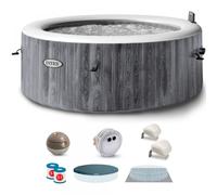 Intex Redonda Greywood Deluxe 28442EX - Ø216x71 cm - Piscina de hidromasaje spa