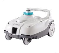 Intex Robot limpiafondos automático ZX100 para Piscinas Desmontables, limpiafondo a presión, Manguera Anti-enredos, Recipiente de desechos de 1,5L y Conexiones de 38mm o de 32mm (55255)