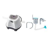 Intex Sistema cloración Salina Eco 4 g/h Skimmer Deluxe Filtro 3.028 l/h Easy Set-Metal Frame, 49x43x34 cm, Color Blanco