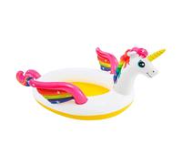 Intex Pools Piscina hinchable Unicornio 272x193x104 cm con pulverizador Blanco (57441)