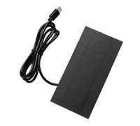 Introti Cargador solar pequeño de teléfono de 1,2 W, 5 V, 3,7 V-5 V, células solares policristalinas de 4.7 x 2.4 pulgadas, para camping, senderismo, aventuras al aire libre (tipo C)
