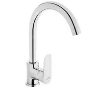 Invena Esla grifo de cocina de pie cromo BZ-94-001