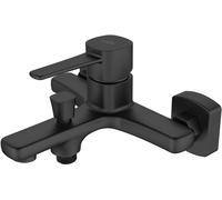 Invena Glamour grifo de bañera y ducha a pared negro BW-02-004