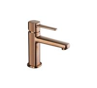 Invena Glamour grifo para lavabo de pie cobre BU02014
