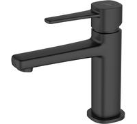 Invena Glamour grifo para lavabo de pie negro BU-02-004