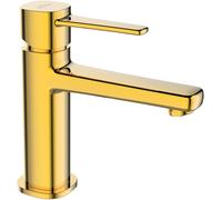 Invena Glamour grifo para lavabo de pie oro BU-02-009