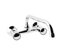 Invena Modena grifo de cocina a pared cromo BC-15-F0S