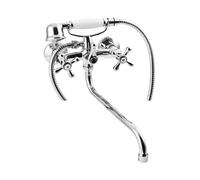 Invena Roma grifo de bañera y ducha a pared cromo BW-24-00S