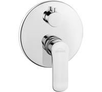 Invena Siros grifo de bañera y ducha empotrado cromo BP-90-CO2