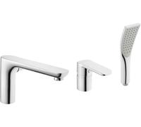 Invena Siros grifo de bañera y ducha en bañera cromo BW-90-S01