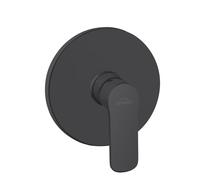 Invena Siros grifo para ducha empotrado negro BP-90-4O1