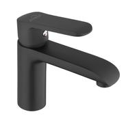 Invena Siros grifo para lavabo de pie negro BU-90-004