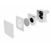 Inventer Taris Ventilador Axial EC30-60-N con Persiana Interior - 1002-0063
