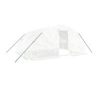 Invernadero Con Estructura De Acero Blanco 20 M² 5x4x2,3 M Vidaxl