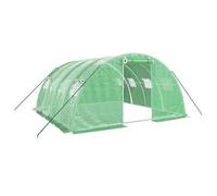 Invernadero Con Estructura De Acero Verde 16 M² 4x4x2 M Vidaxl